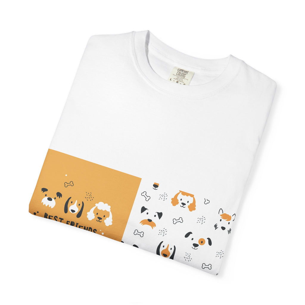 Best Friends Dog Pattern T-Shirt
