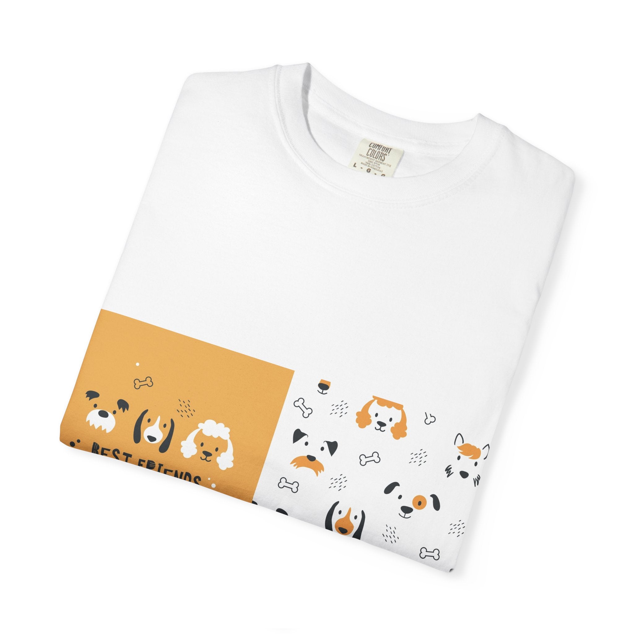 Best Friends Dog Pattern T-Shirt