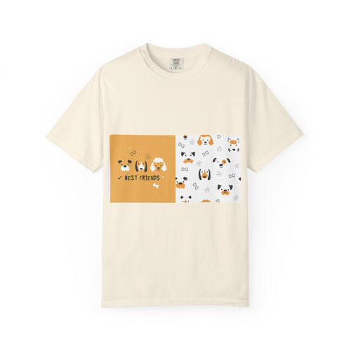 Best Friends Dog Pattern T-Shirt