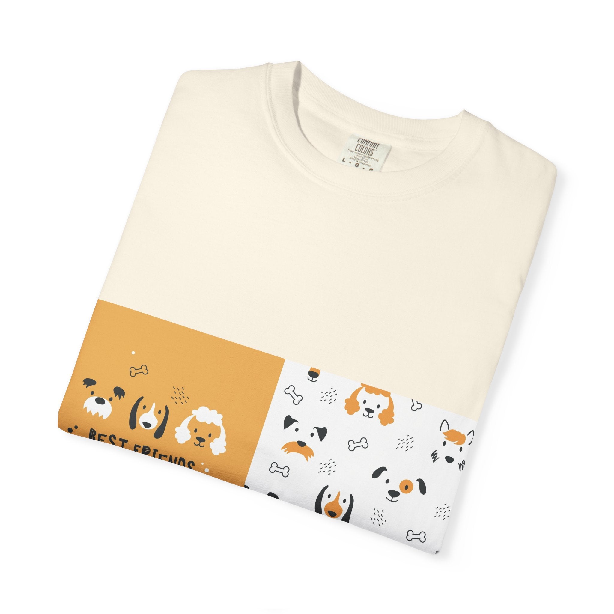 Best Friends Dog Pattern T-Shirt