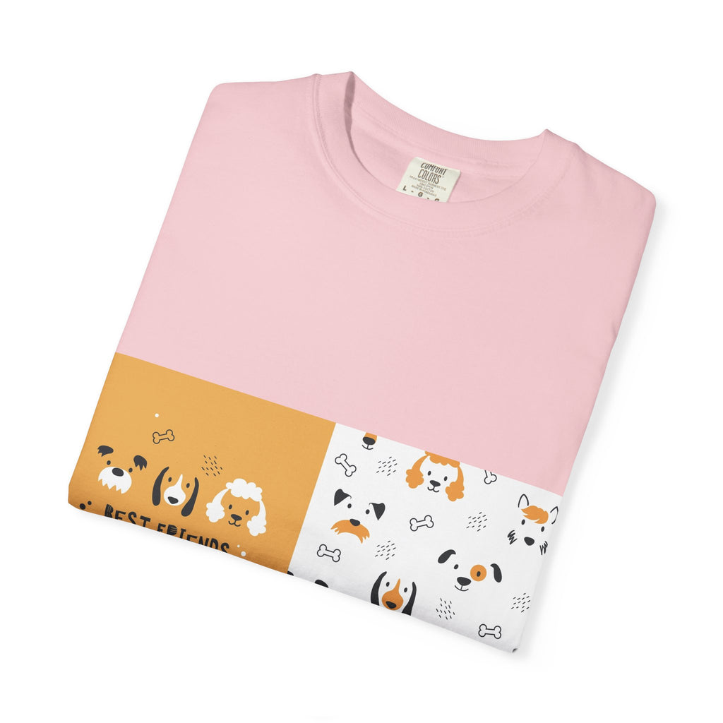 Best Friends Dog Pattern T-Shirt