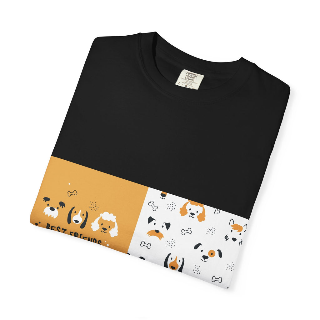 Best Friends Dog Pattern T-Shirt