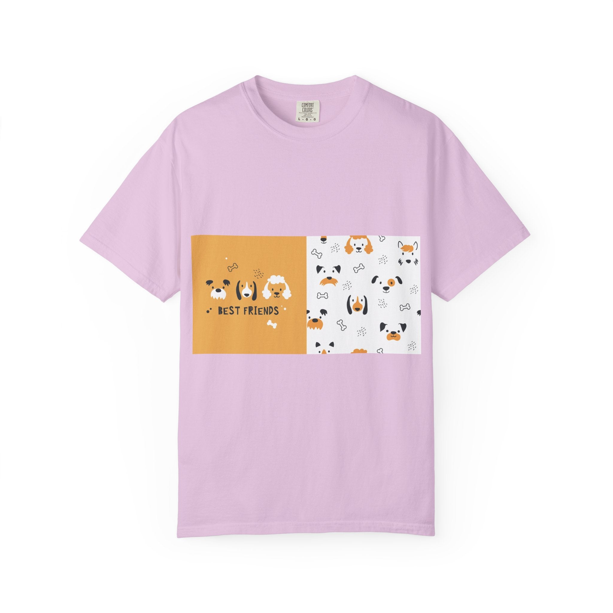 Best Friends Dog Pattern T-Shirt