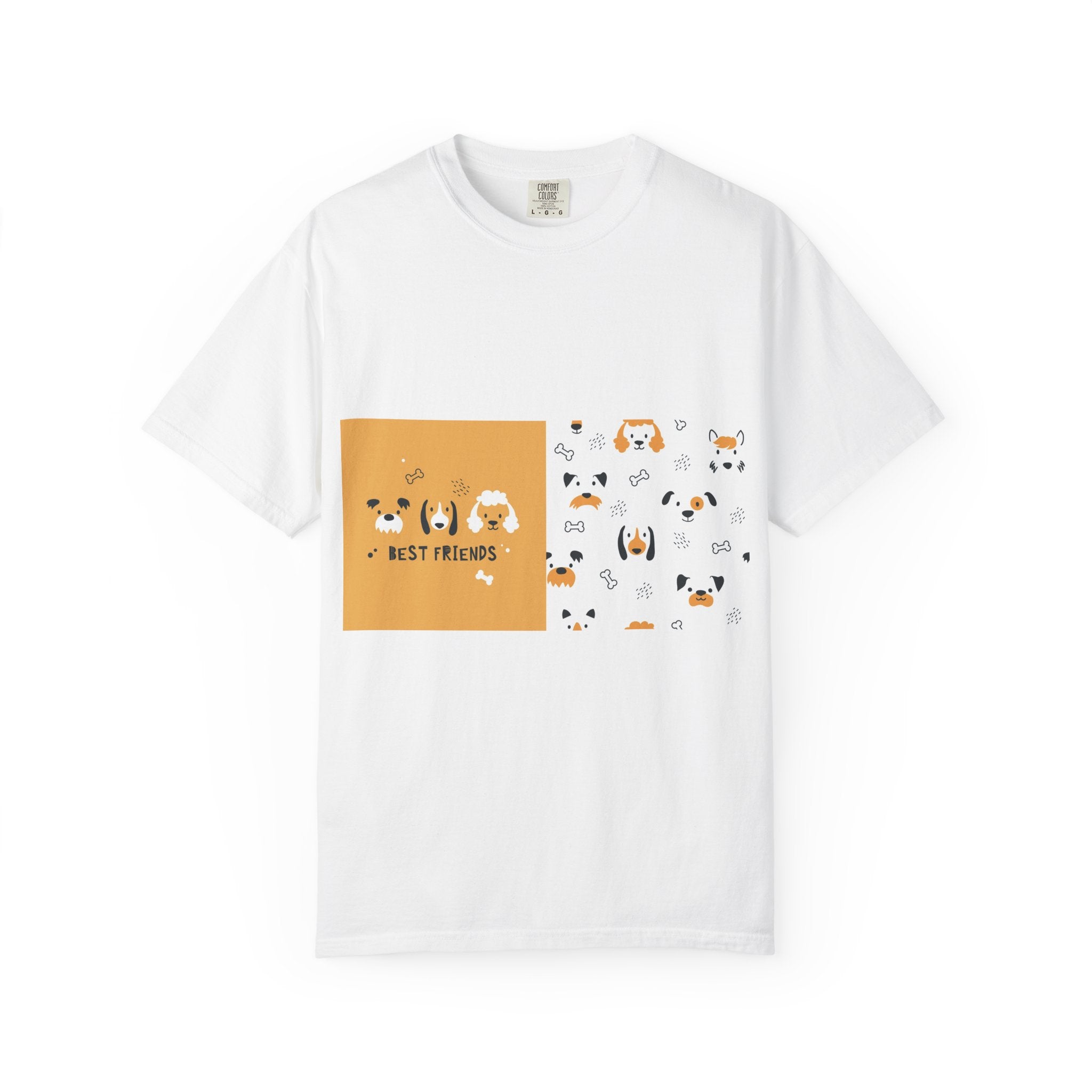 Best Friends Dog Pattern T-Shirt
