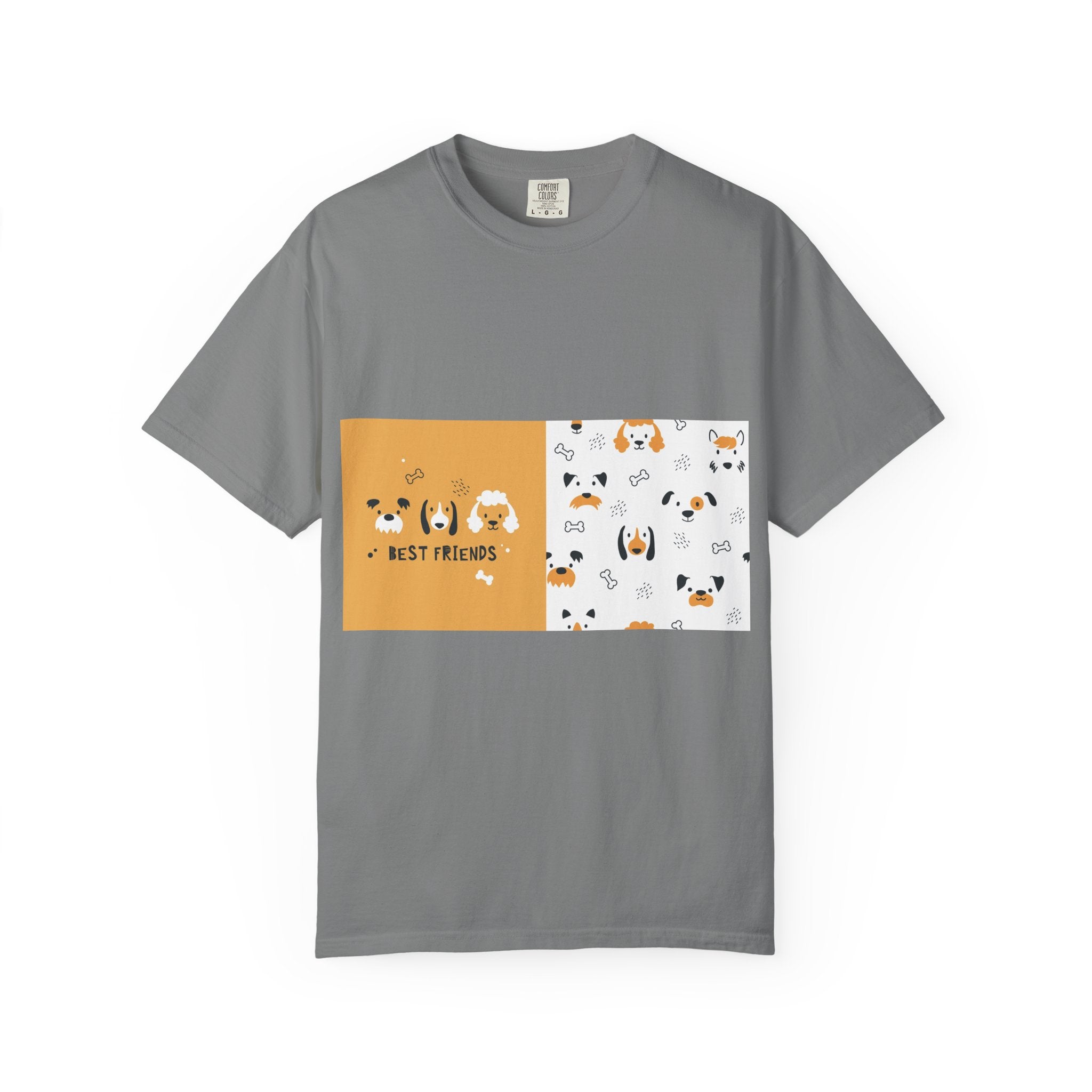 Best Friends Dog Pattern T-Shirt