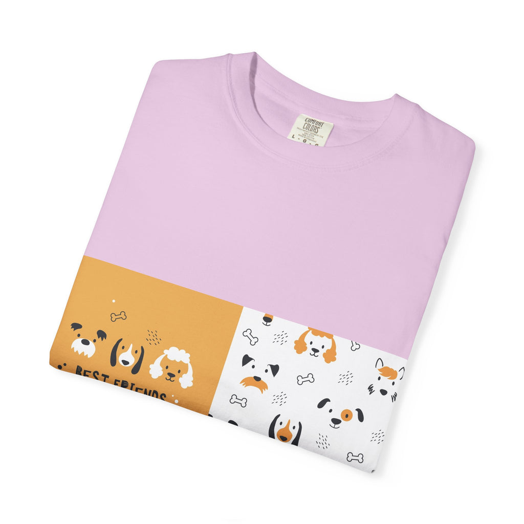 Best Friends Dog Pattern T-Shirt