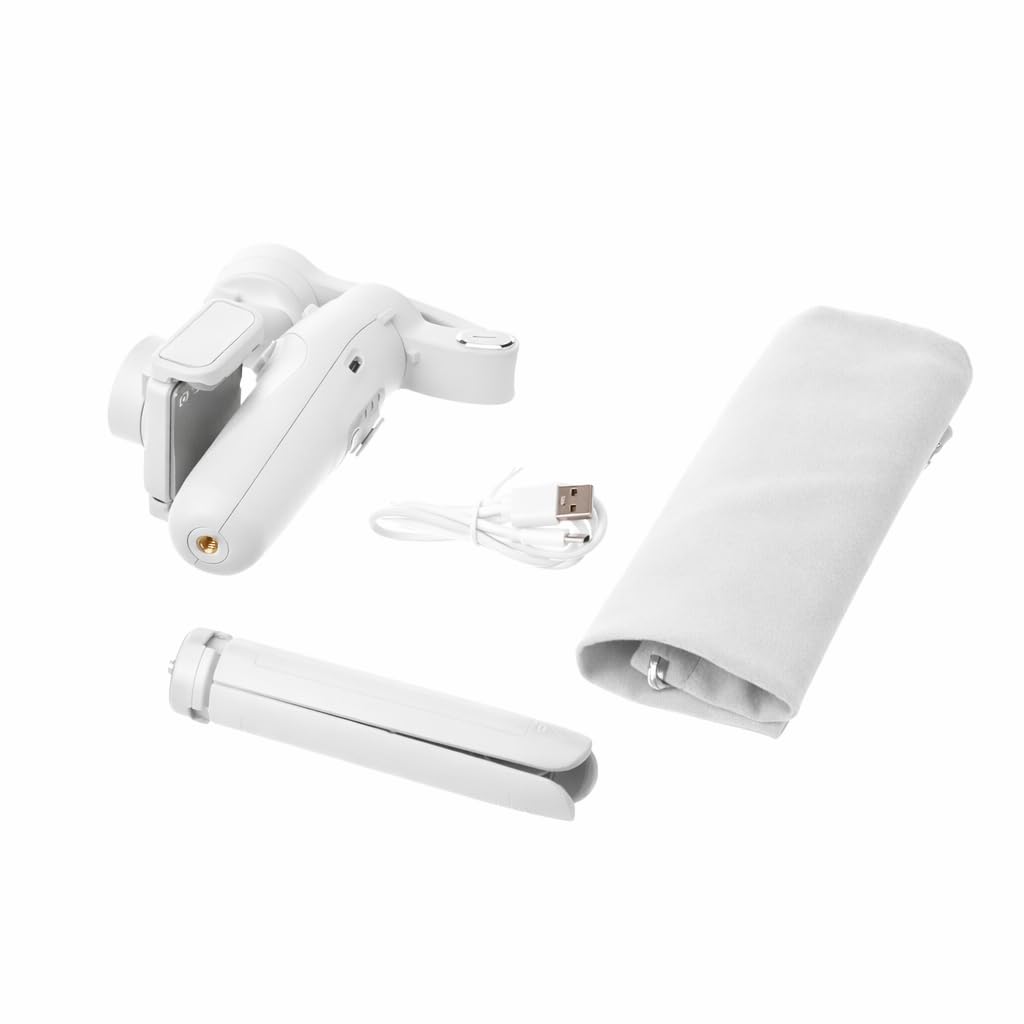 M1 3-Axis Gimbal Handheld Stabilizer for Phone Foldable Video Record Vlog Stabilizer.