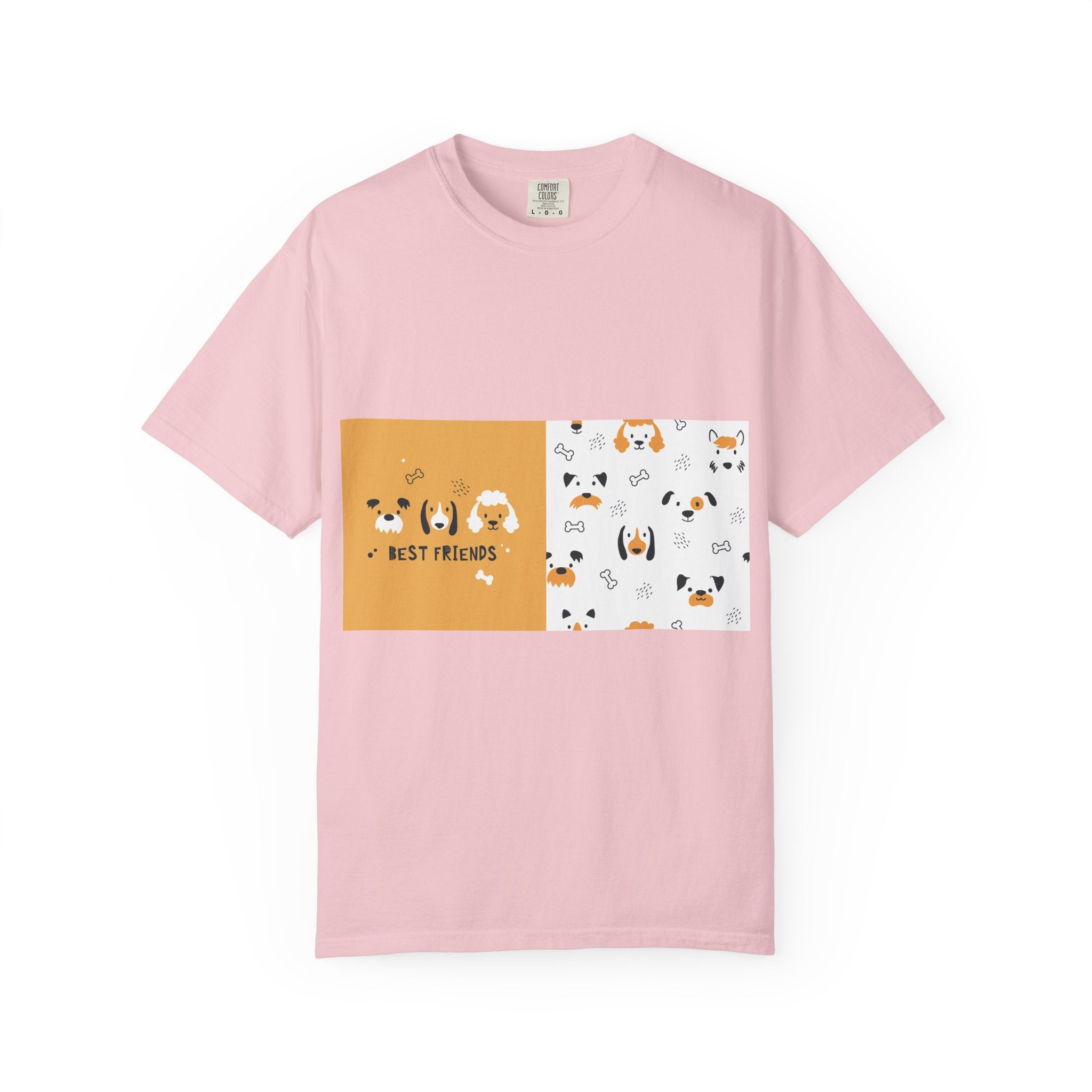 Best Friends Dog Pattern T-Shirt