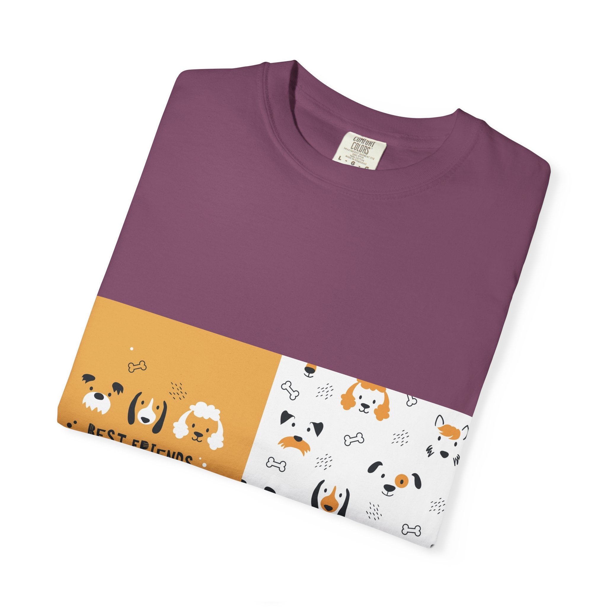 Best Friends Dog Pattern T-Shirt
