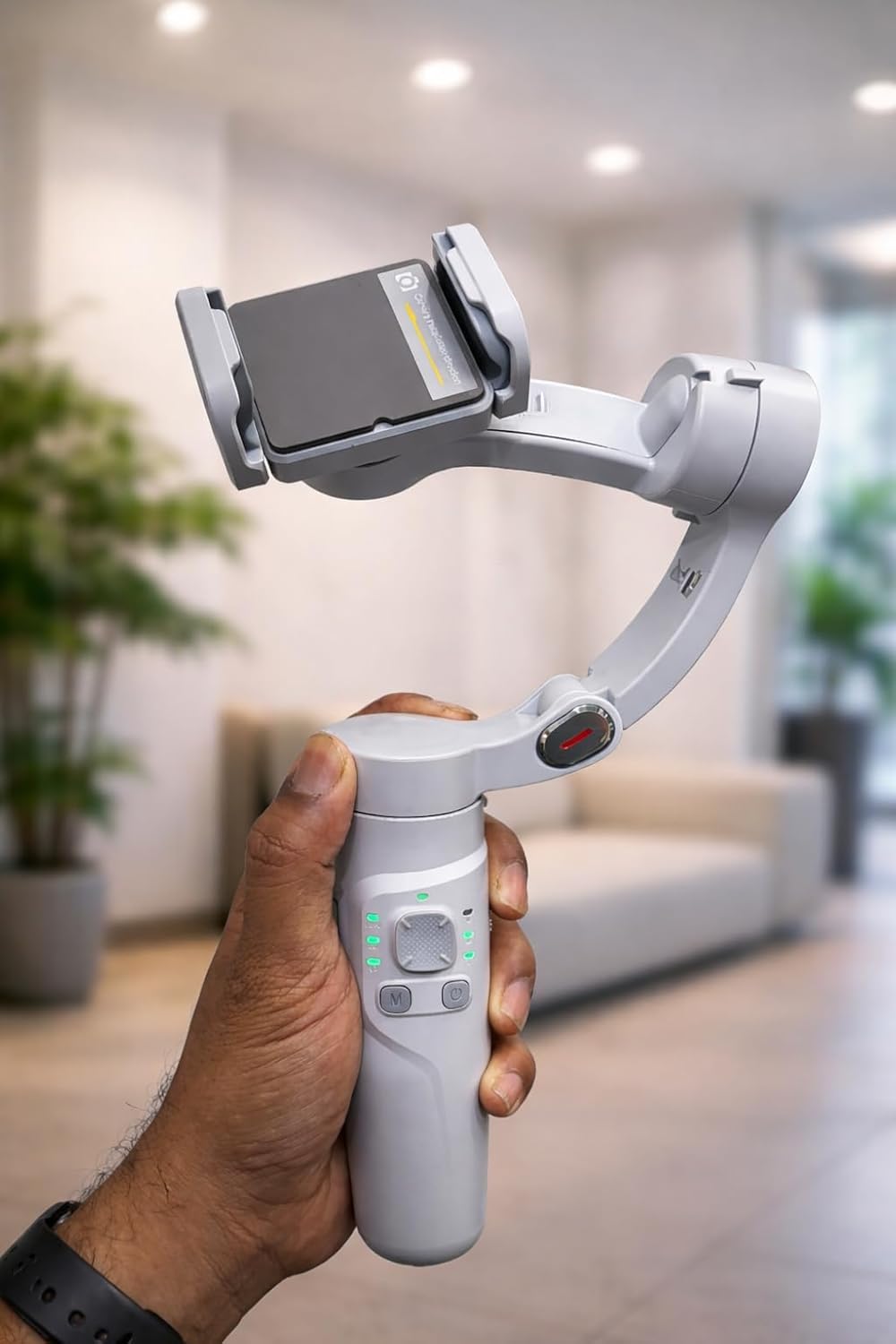 M1 3-Axis Gimbal Handheld Stabilizer for Phone Foldable Video Record Vlog Stabilizer.