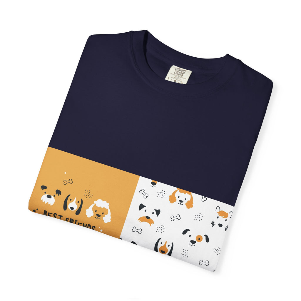 Best Friends Dog Pattern T-Shirt