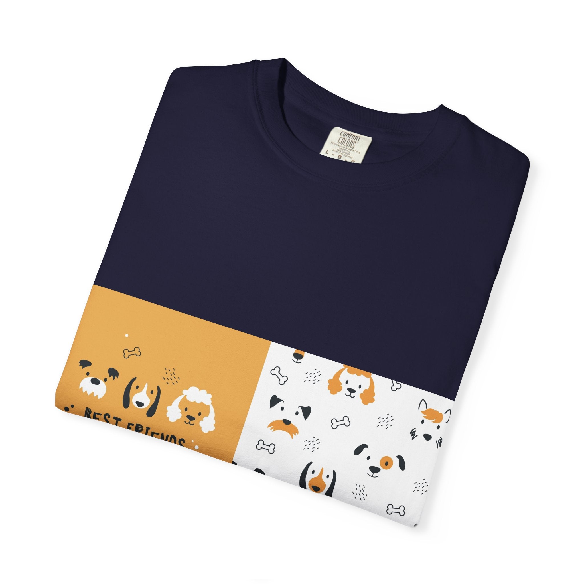 Best Friends Dog Pattern T-Shirt
