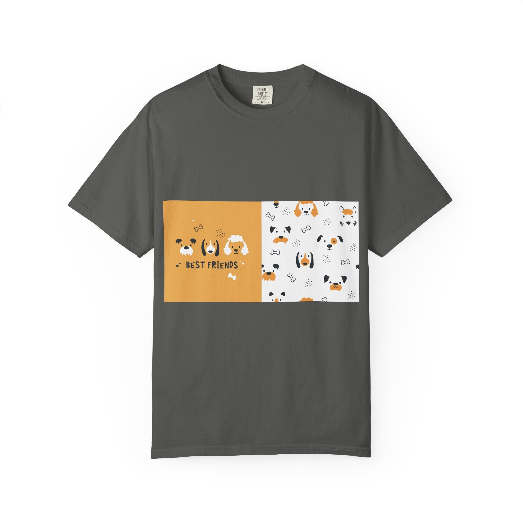 Best Friends Dog Pattern T-Shirt