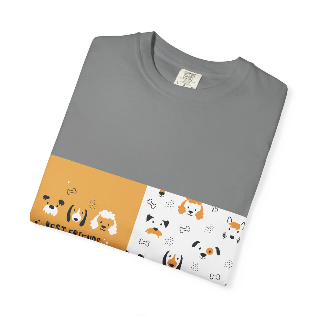Best Friends Dog Pattern T-Shirt
