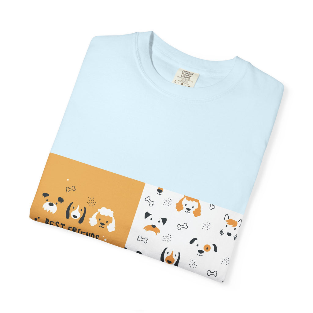 Best Friends Dog Pattern T-Shirt