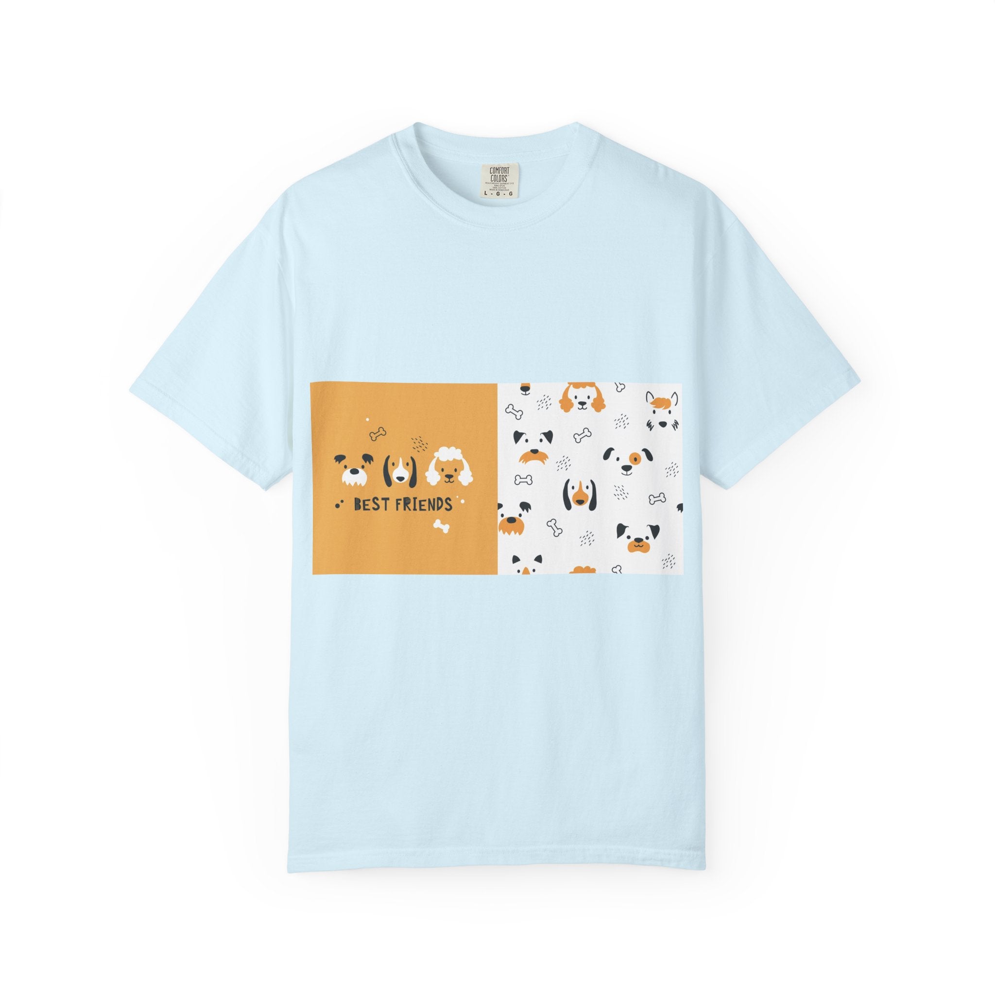 Best Friends Dog Pattern T-Shirt