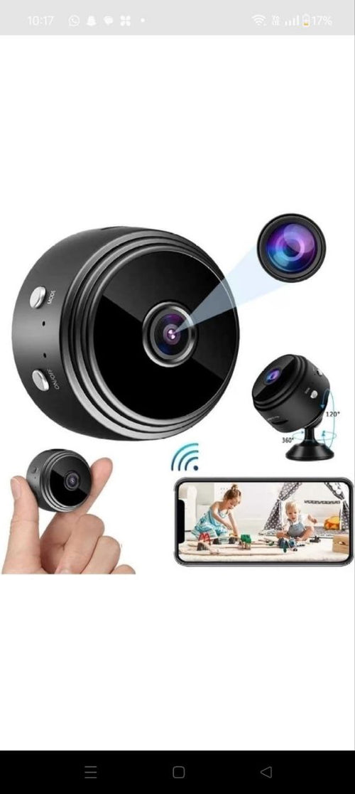 AB SmartEye Mini WiFi Security Camera – HD 1080p with Night Vision